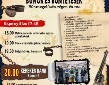 Bűnök és büntetések – Bűnmegelőzés régen és ma program